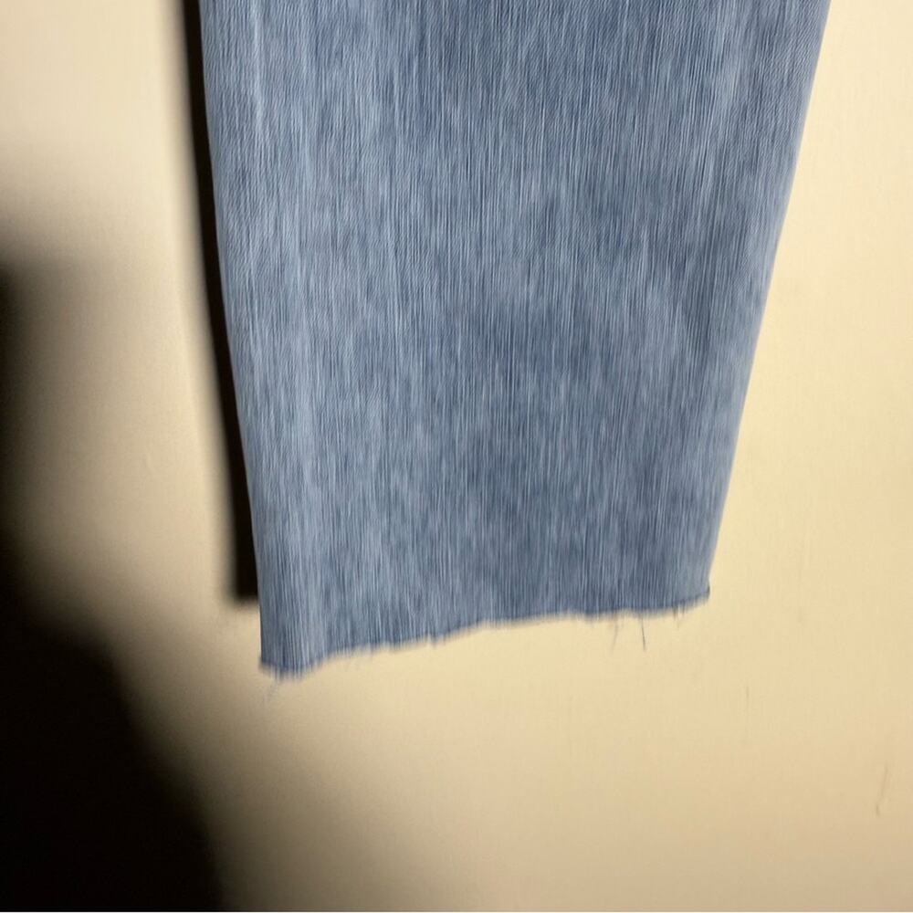 CHANEL women’s raw hem classic denim straight leg jeans S - Picture 10 of 11